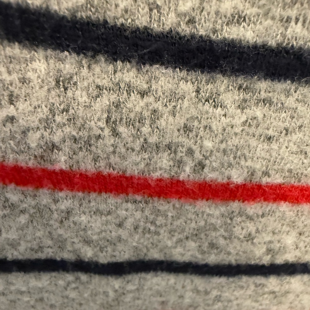 Botanique Stripe Soft Top Shirt LS M Oversized - Picture 7 of 8
